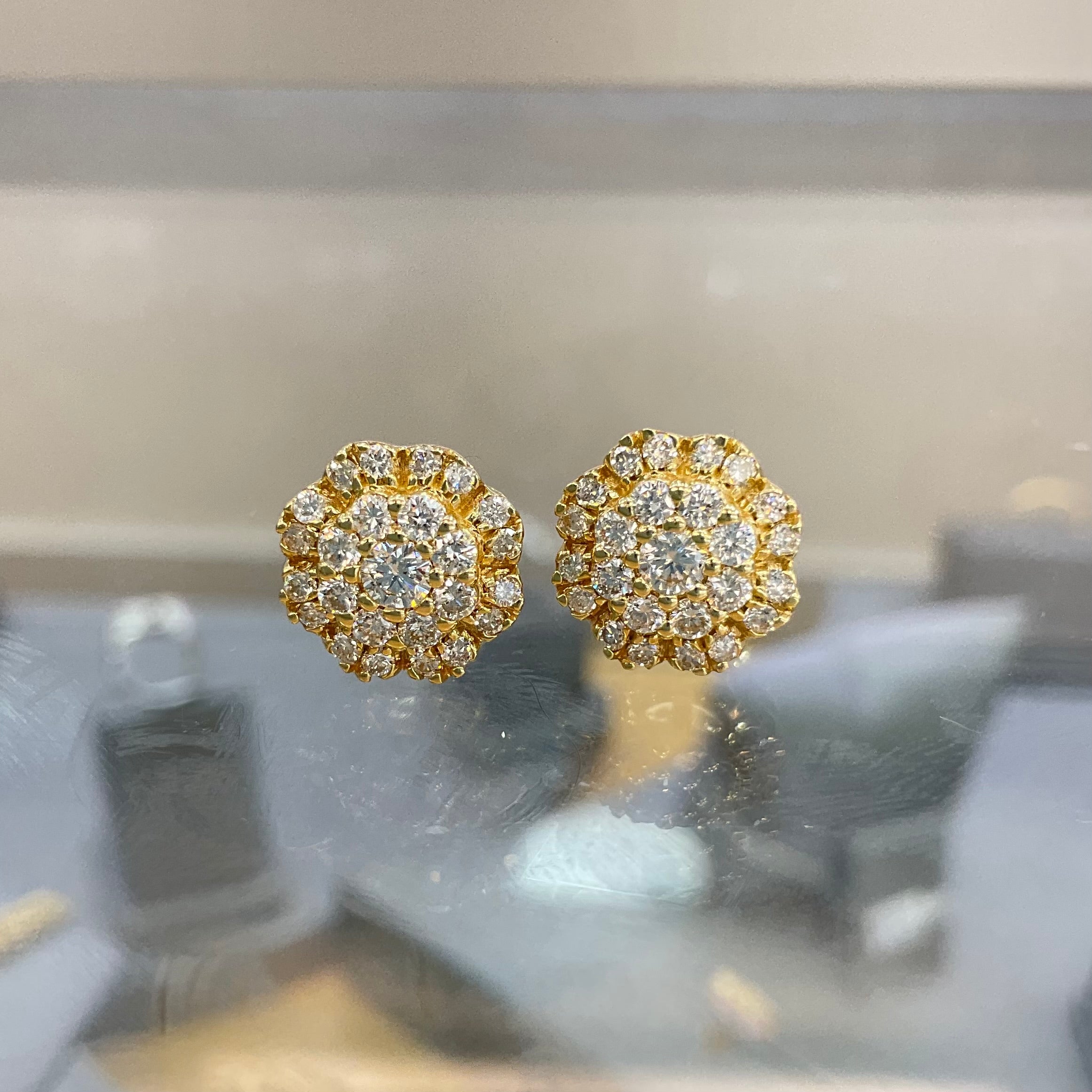 14KT Diamond Earrings
