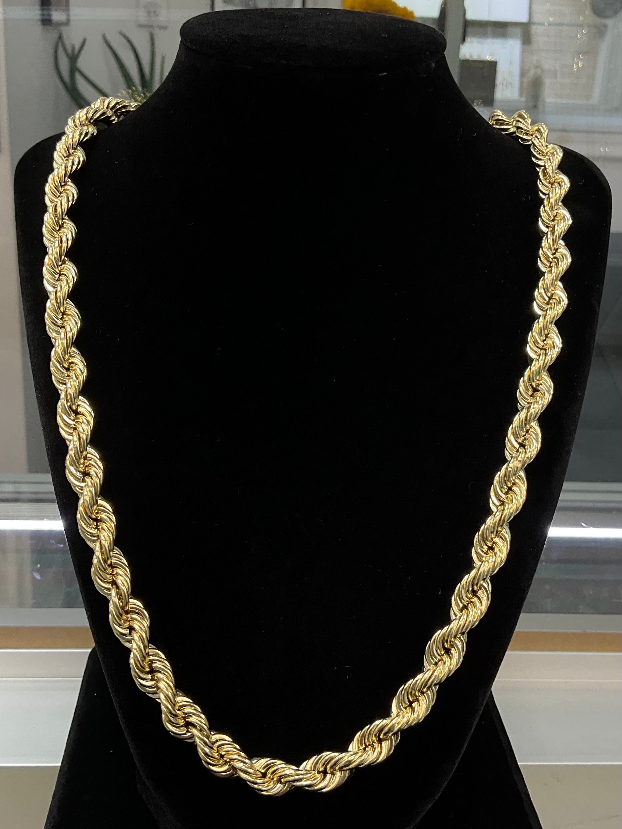 14KT Semi Solid Rep Chain