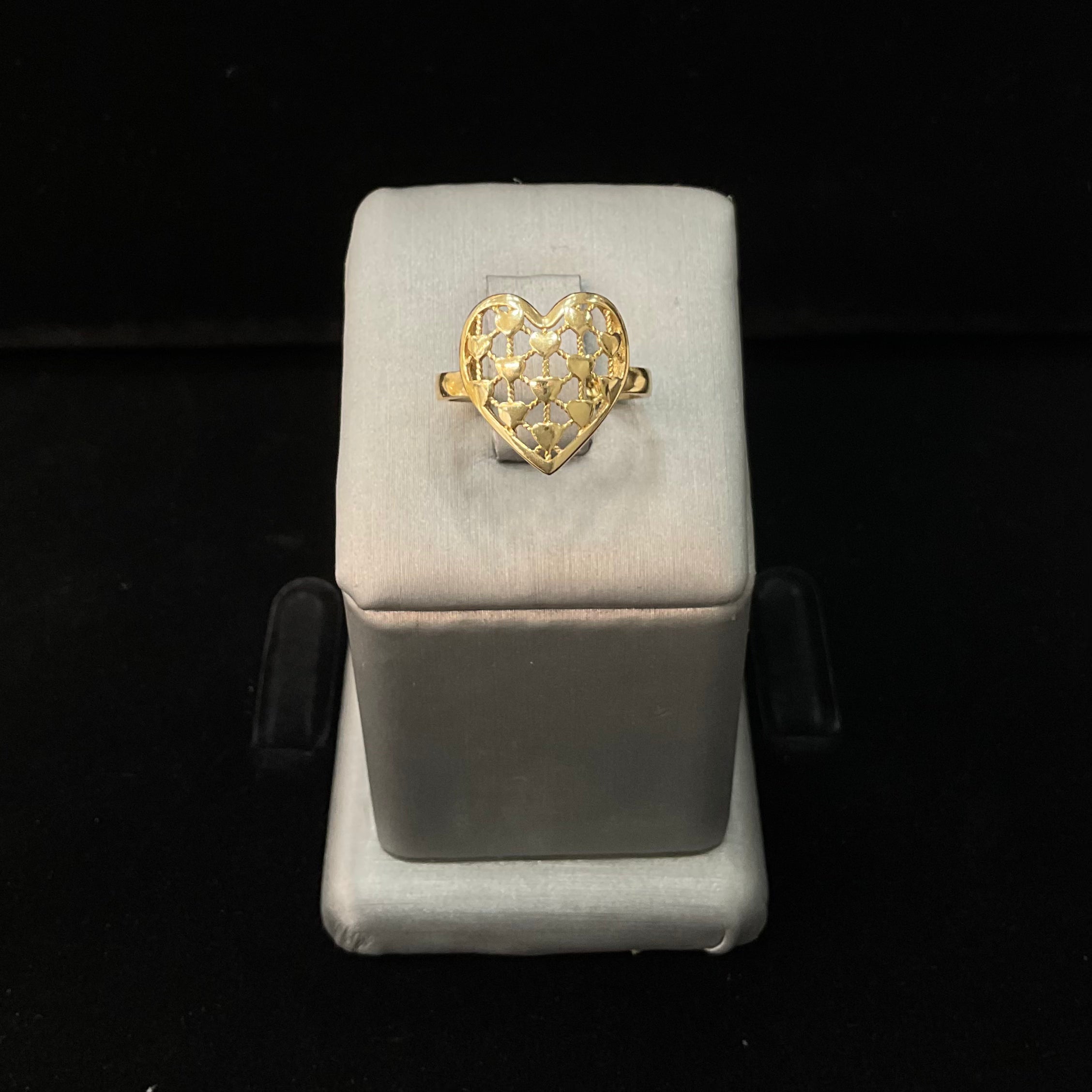 14KT HEART RING
