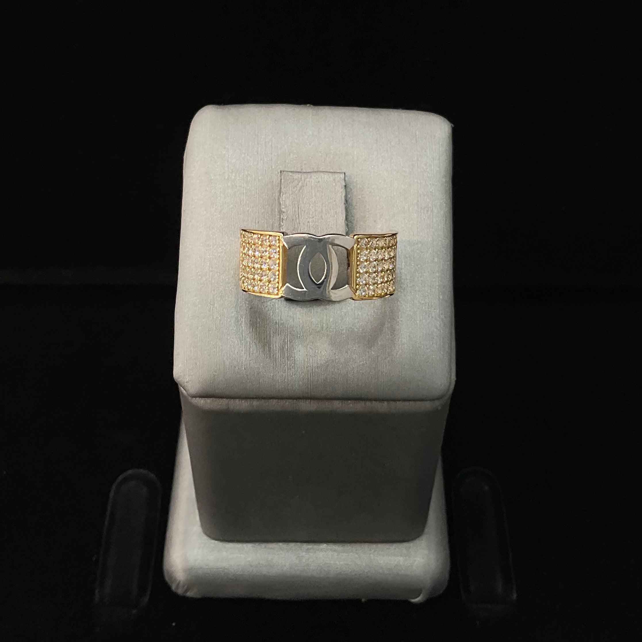 14KT TWO TONE DESIGNER INSPIRED RING
