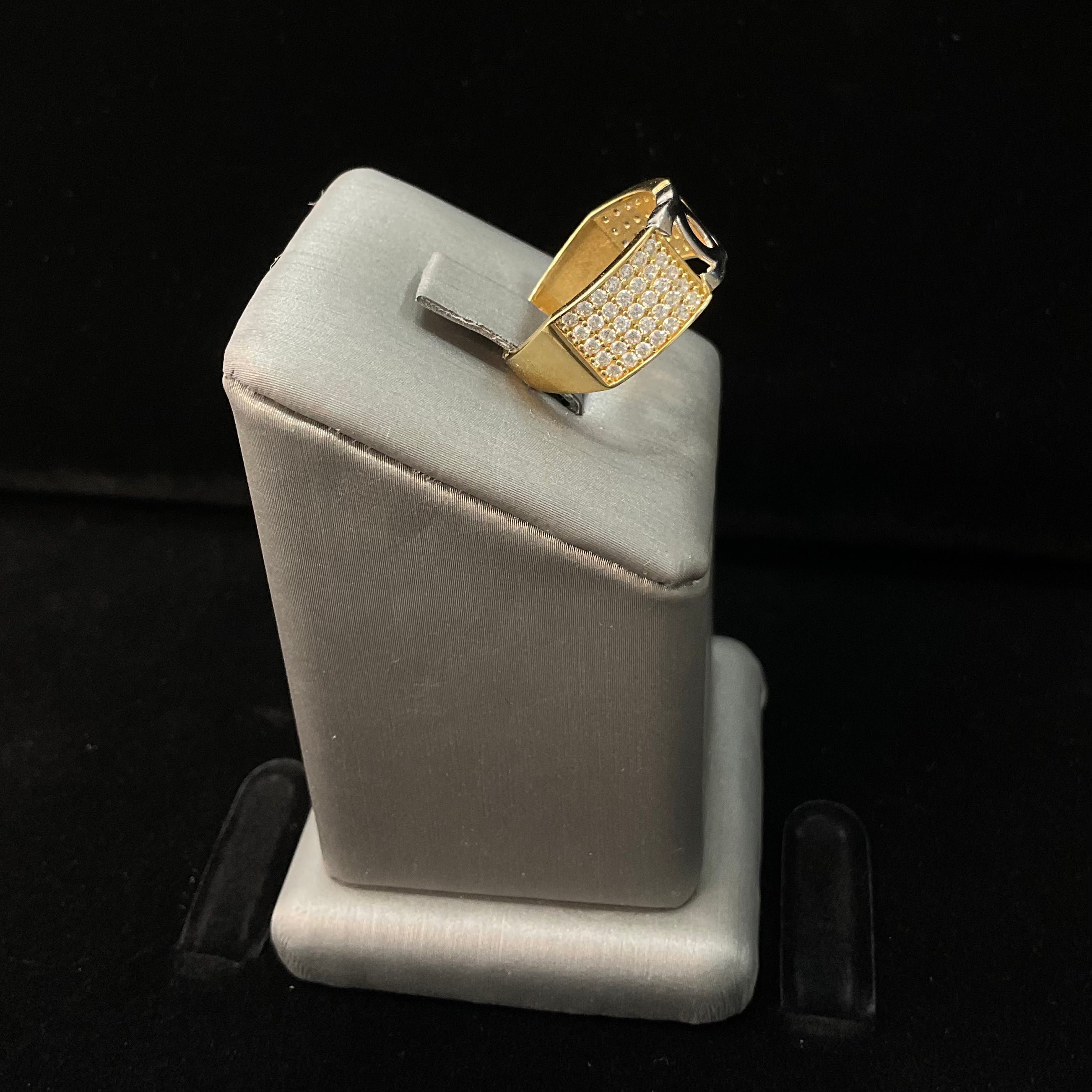 14KT TWO TONE DESIGNER INSPIRED RING