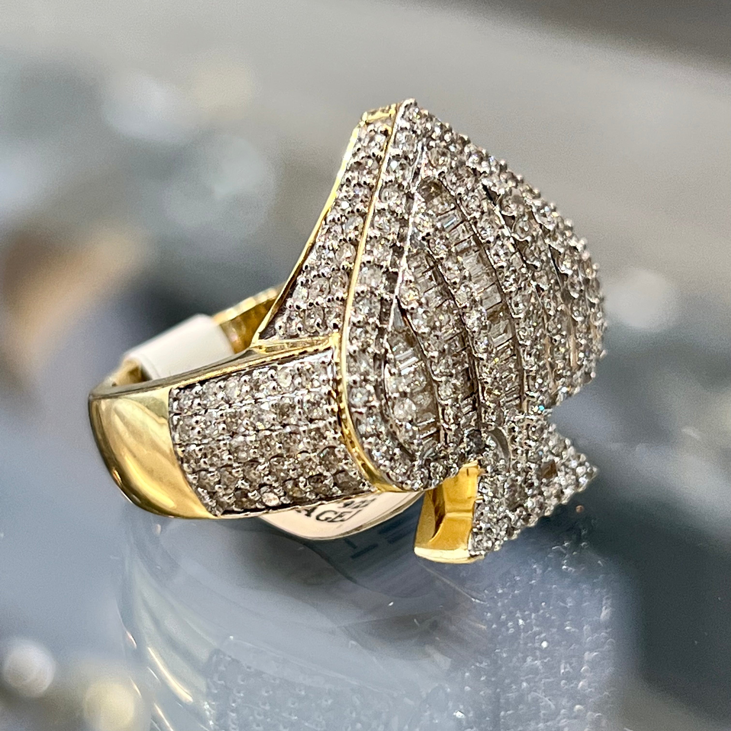 14KT ACE OF SPADES Ring