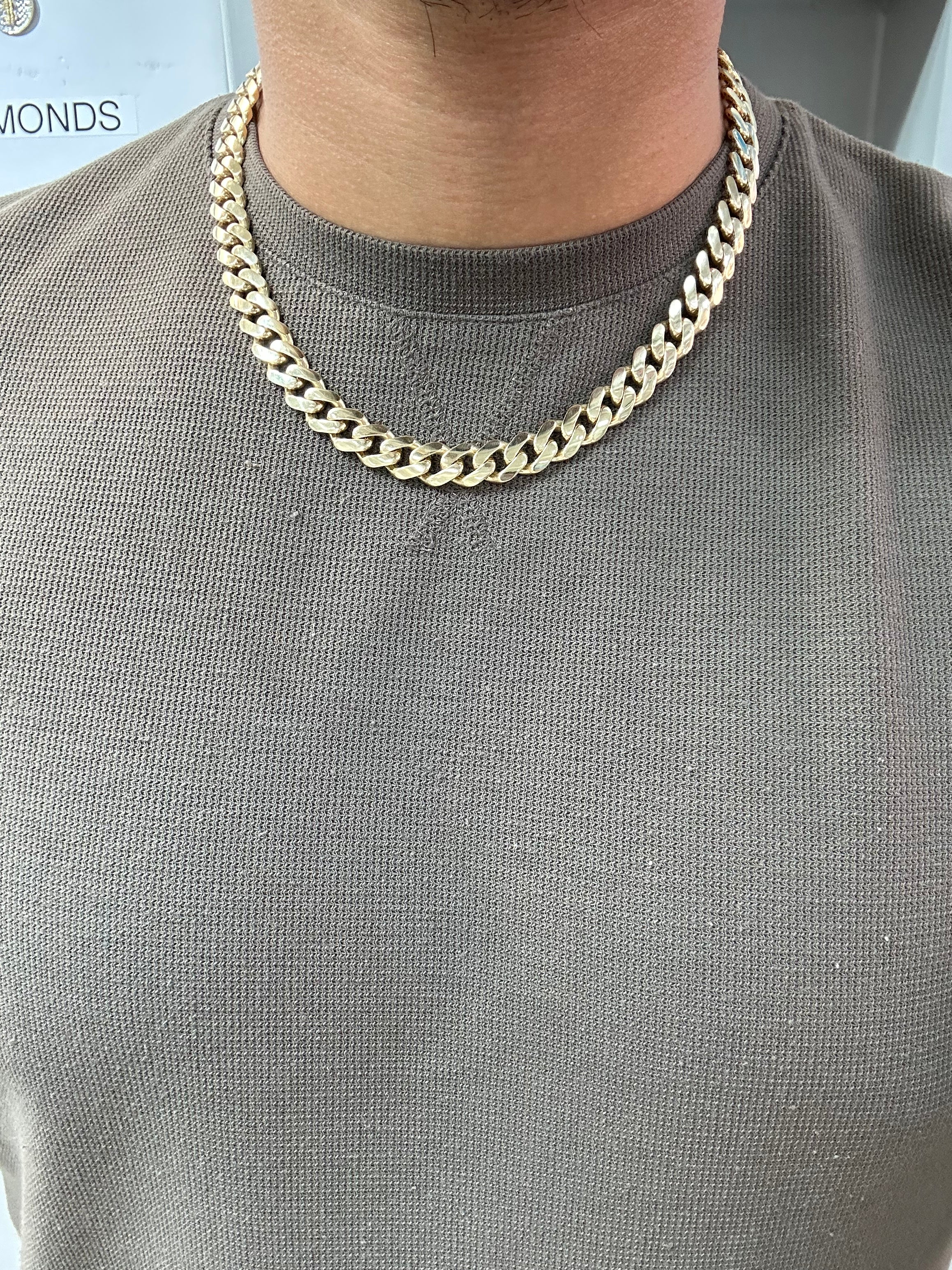 Monaco Cuban Chain 20in,11.3mm,14kt