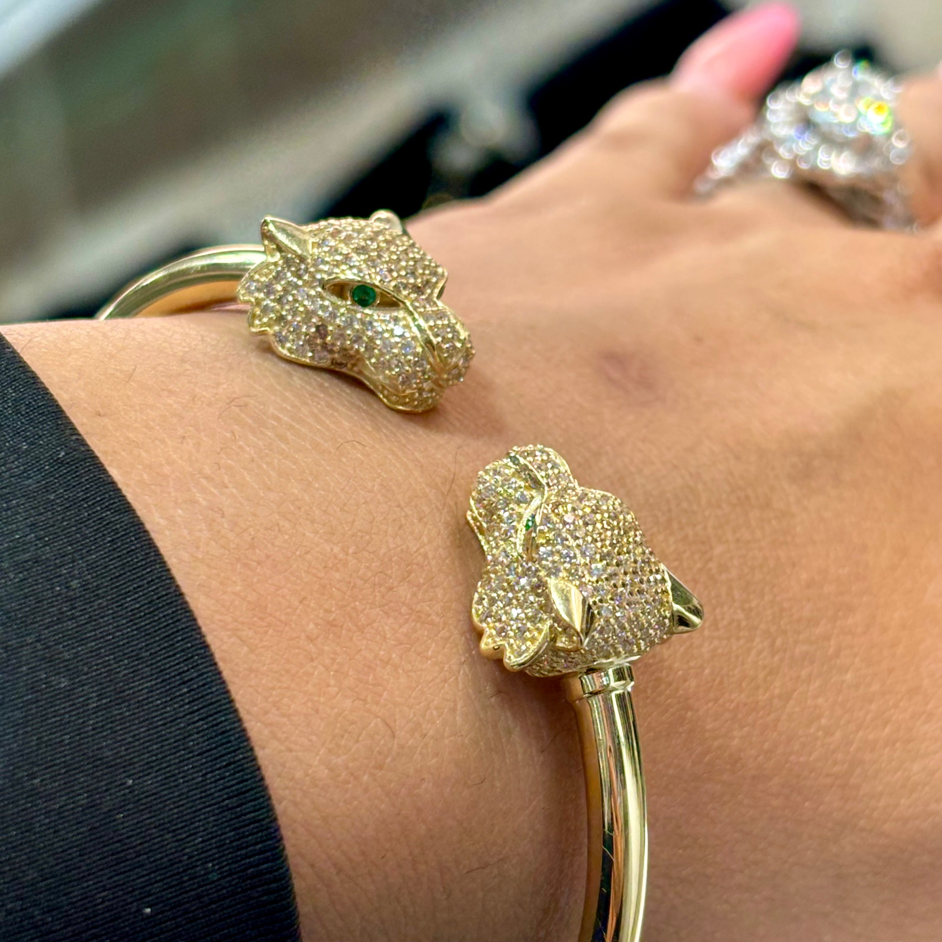 14KT Designer Bangle Panther