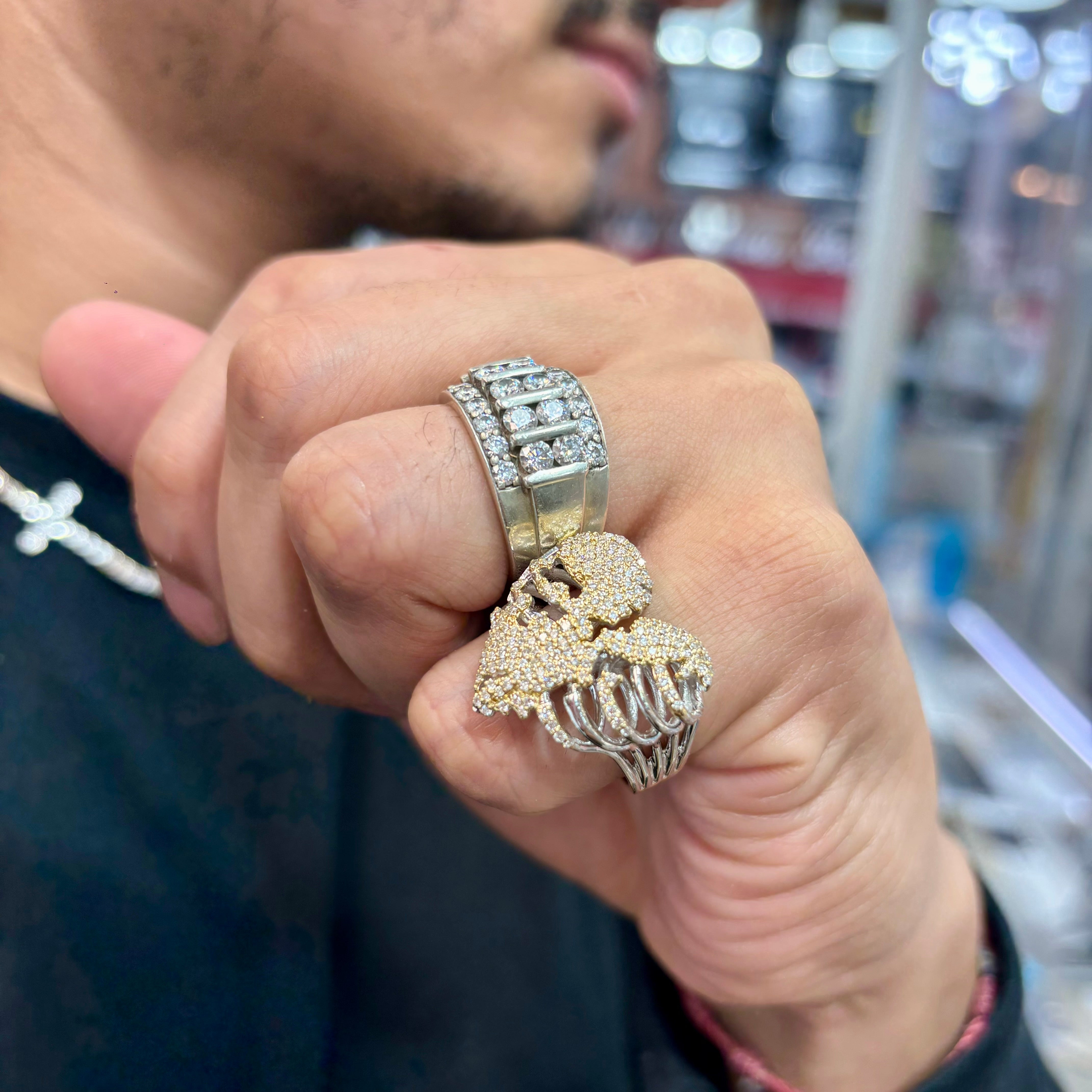 14KT LARGE HEART RING