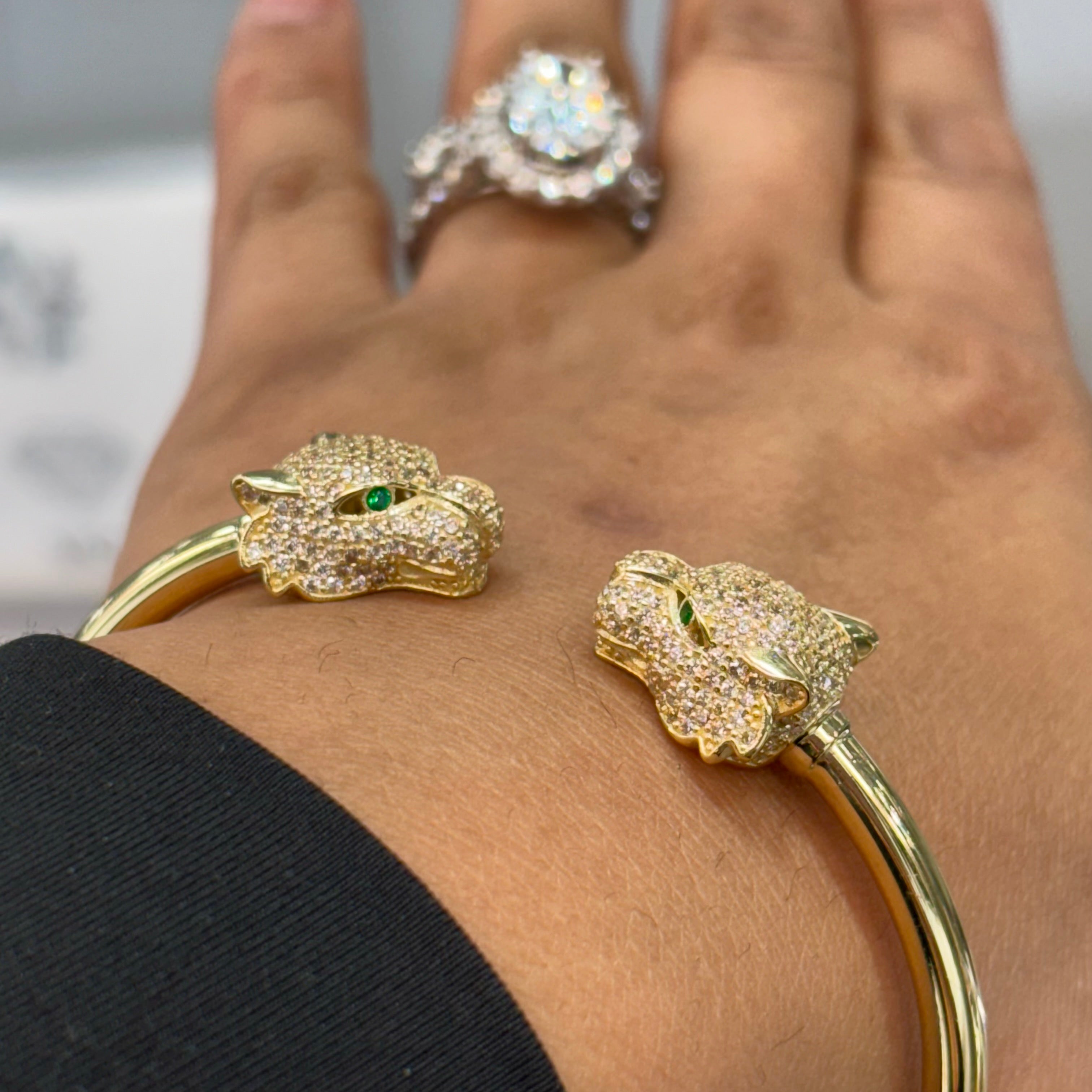 14KT Designer Bangle Panther