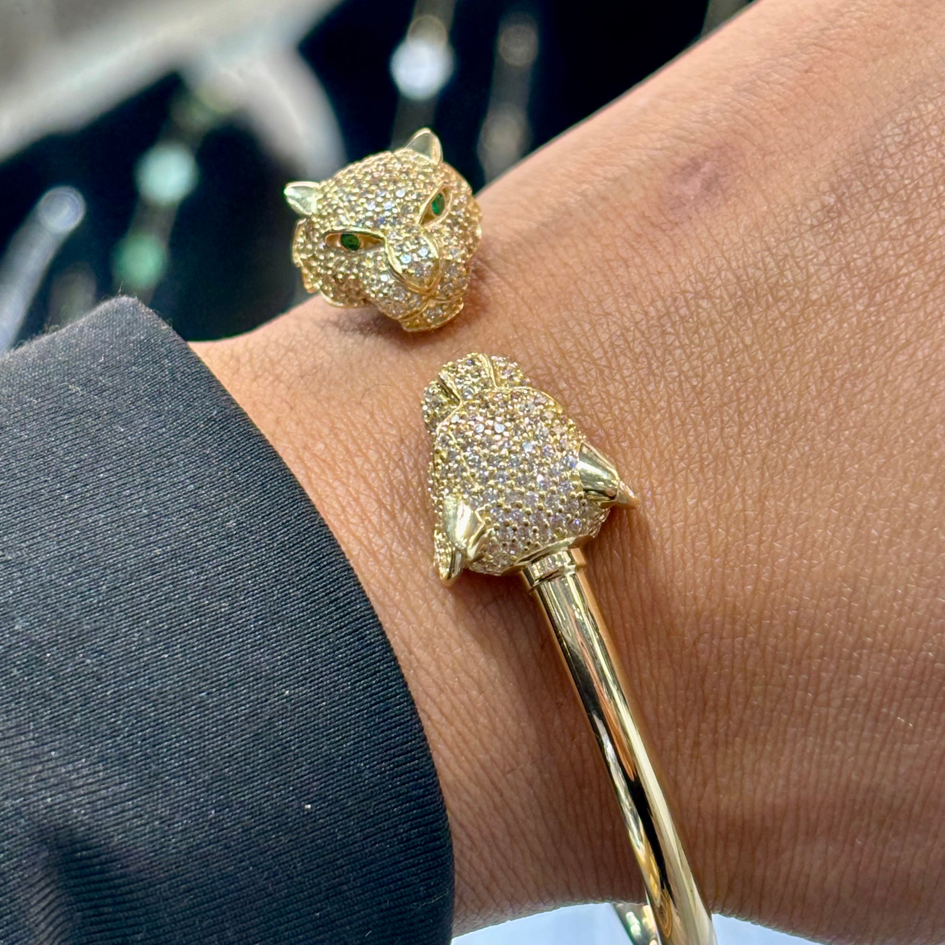 14KT Designer Bangle Panther