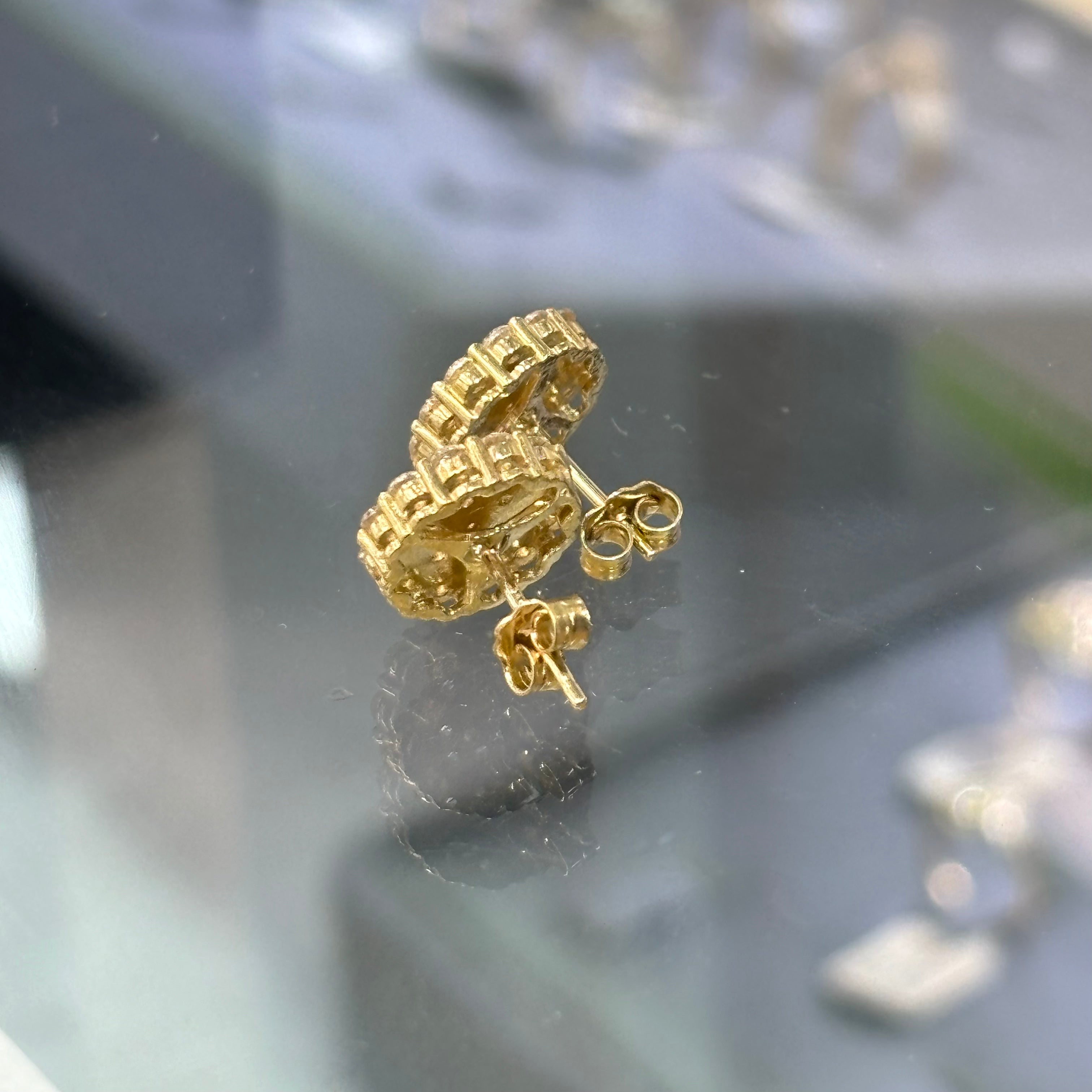 14KT ROUND EARRINGS