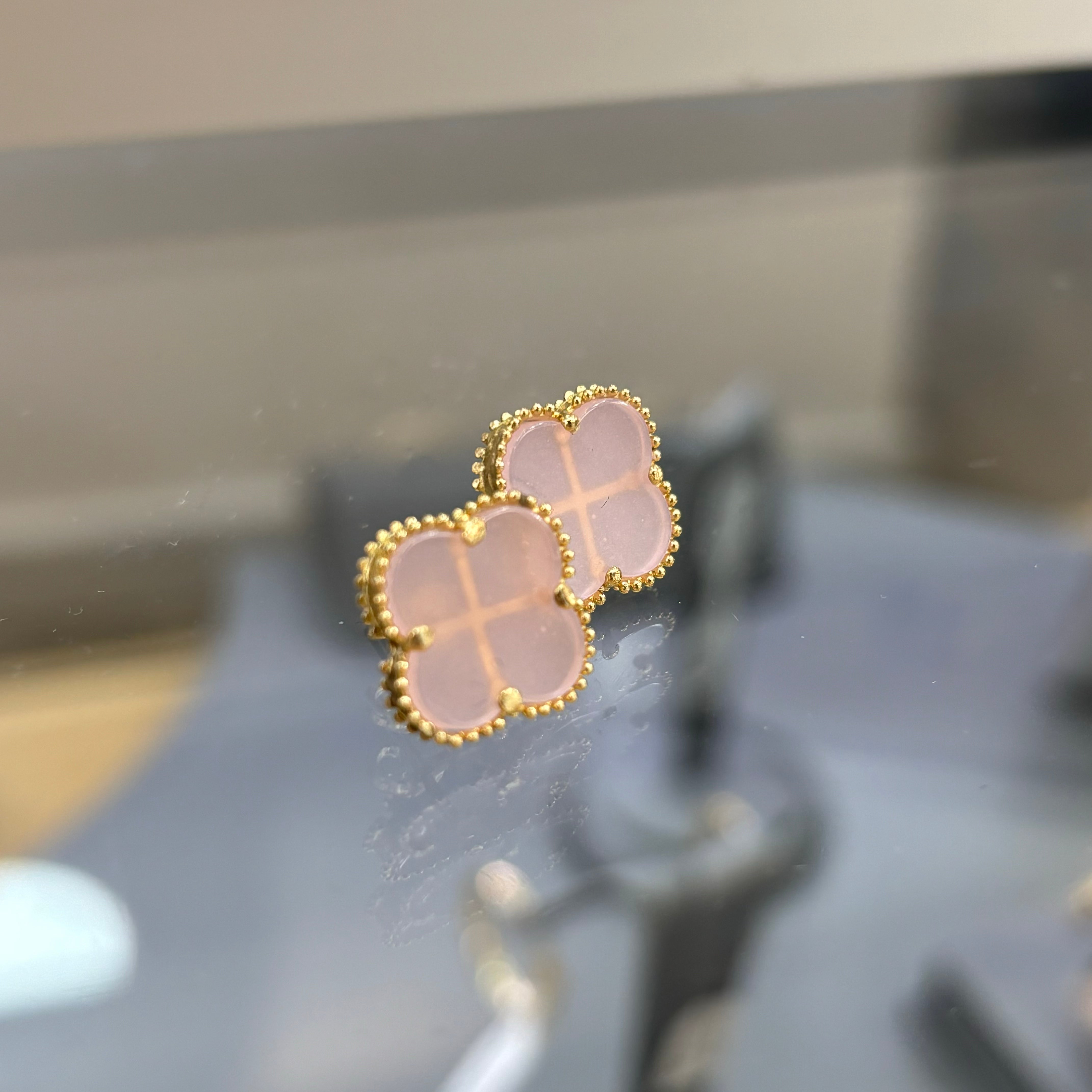 14KT Blush Pink Earrings