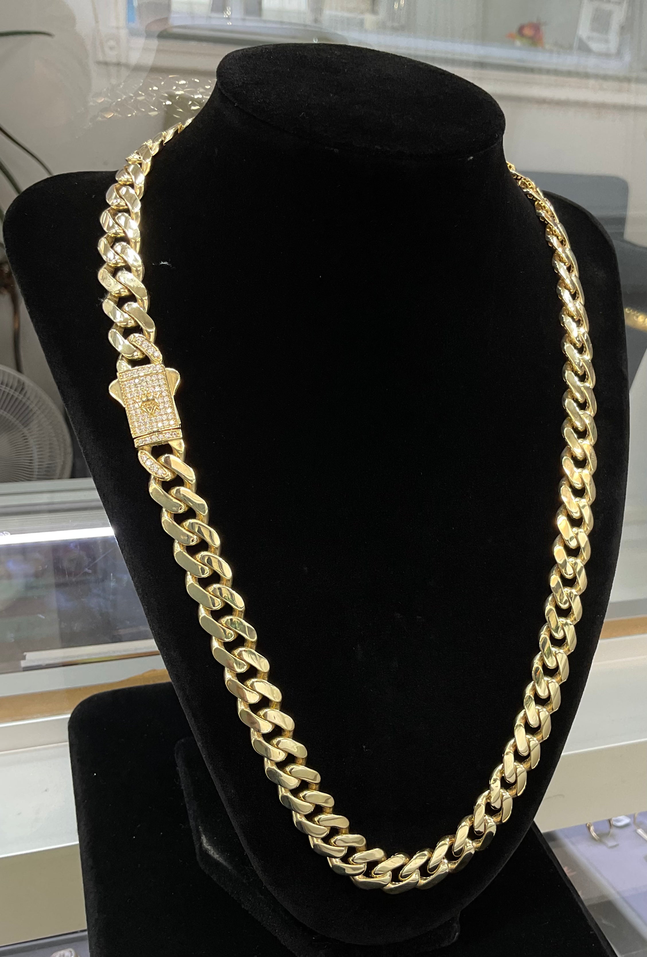 Monaco Cuban Chain 14kt 22in 11.3mm
