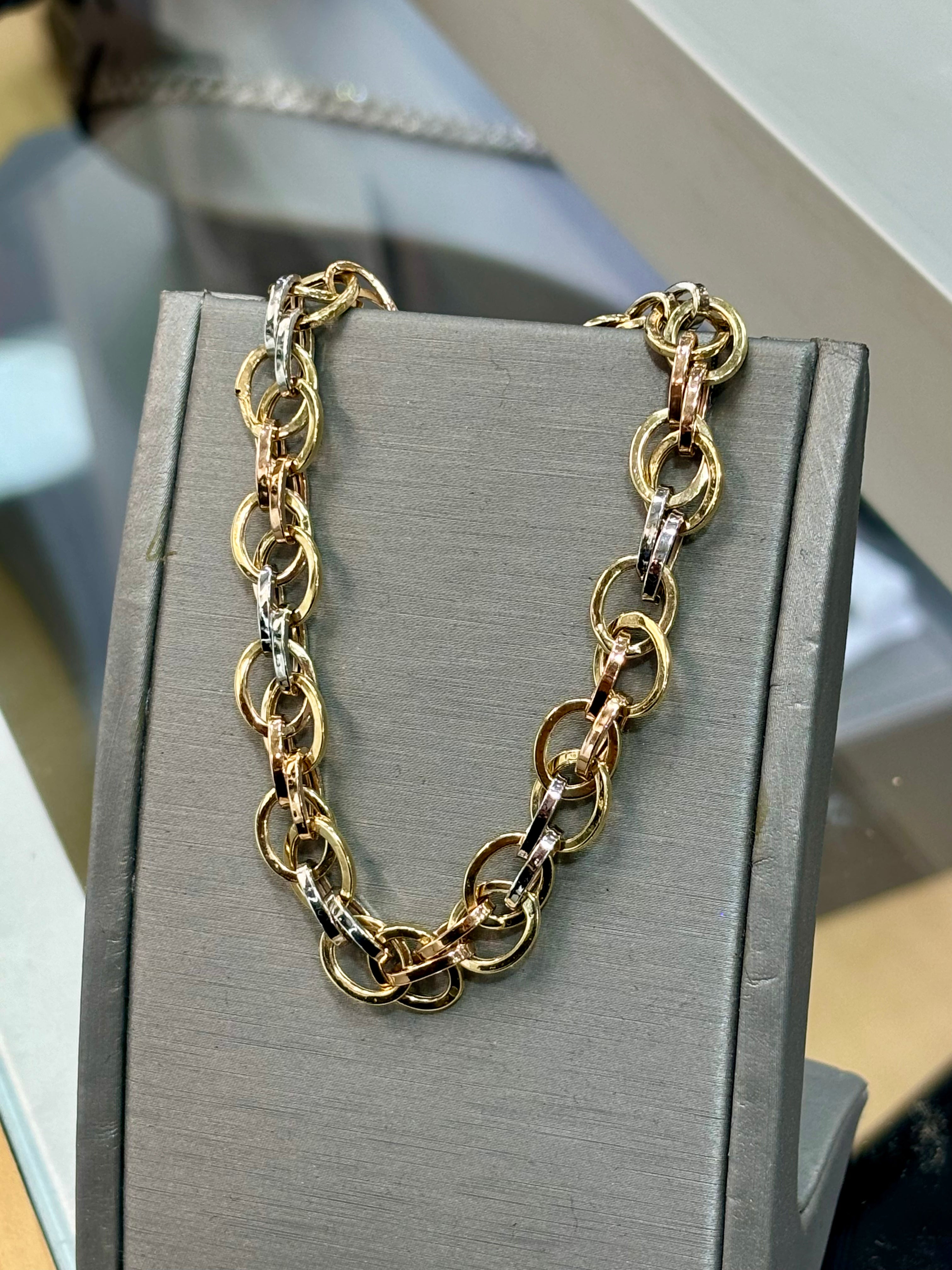 14KT Tri-Color Bracelet