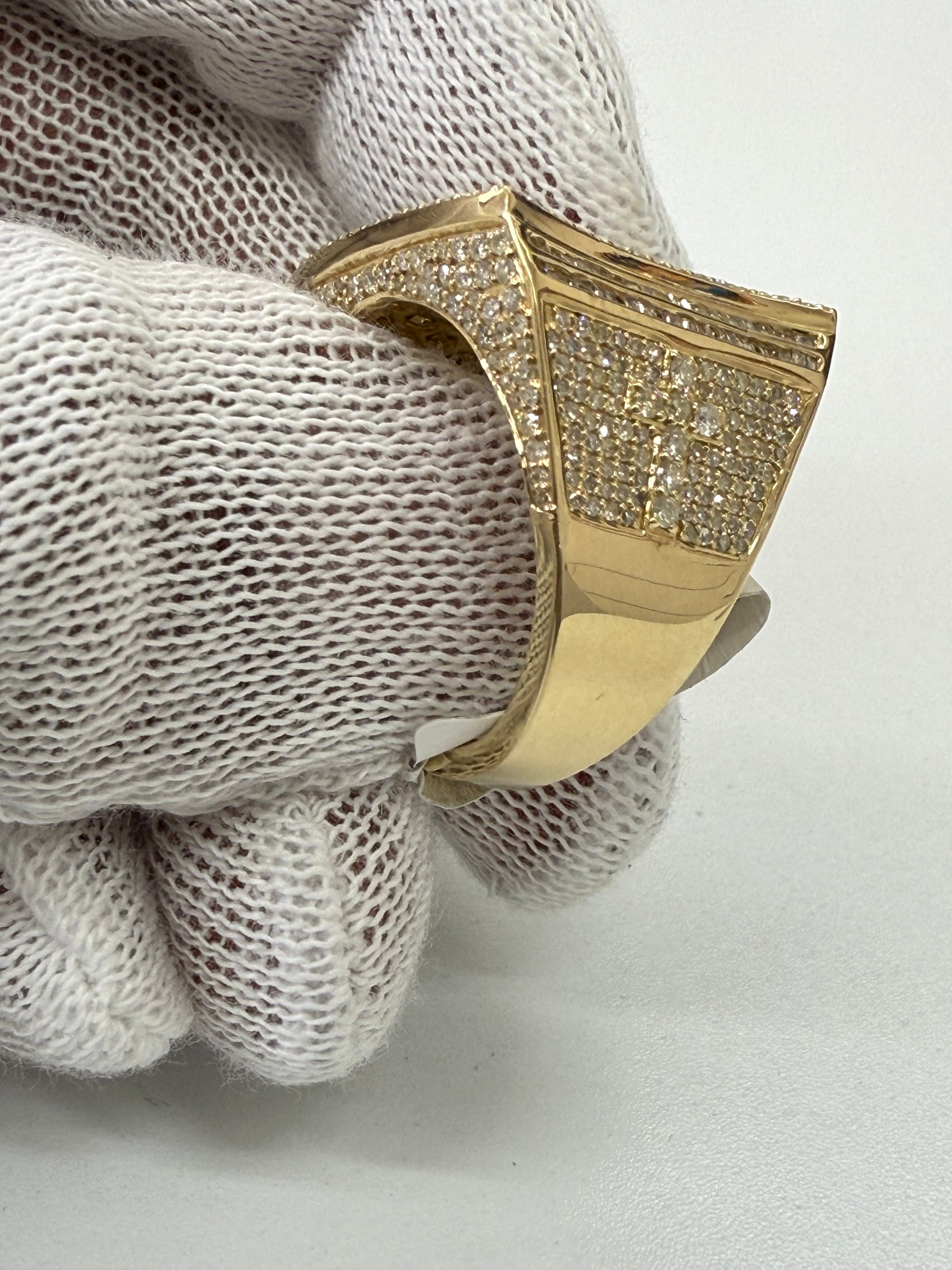 Men’s Jumbo Baguette Diamond Ring