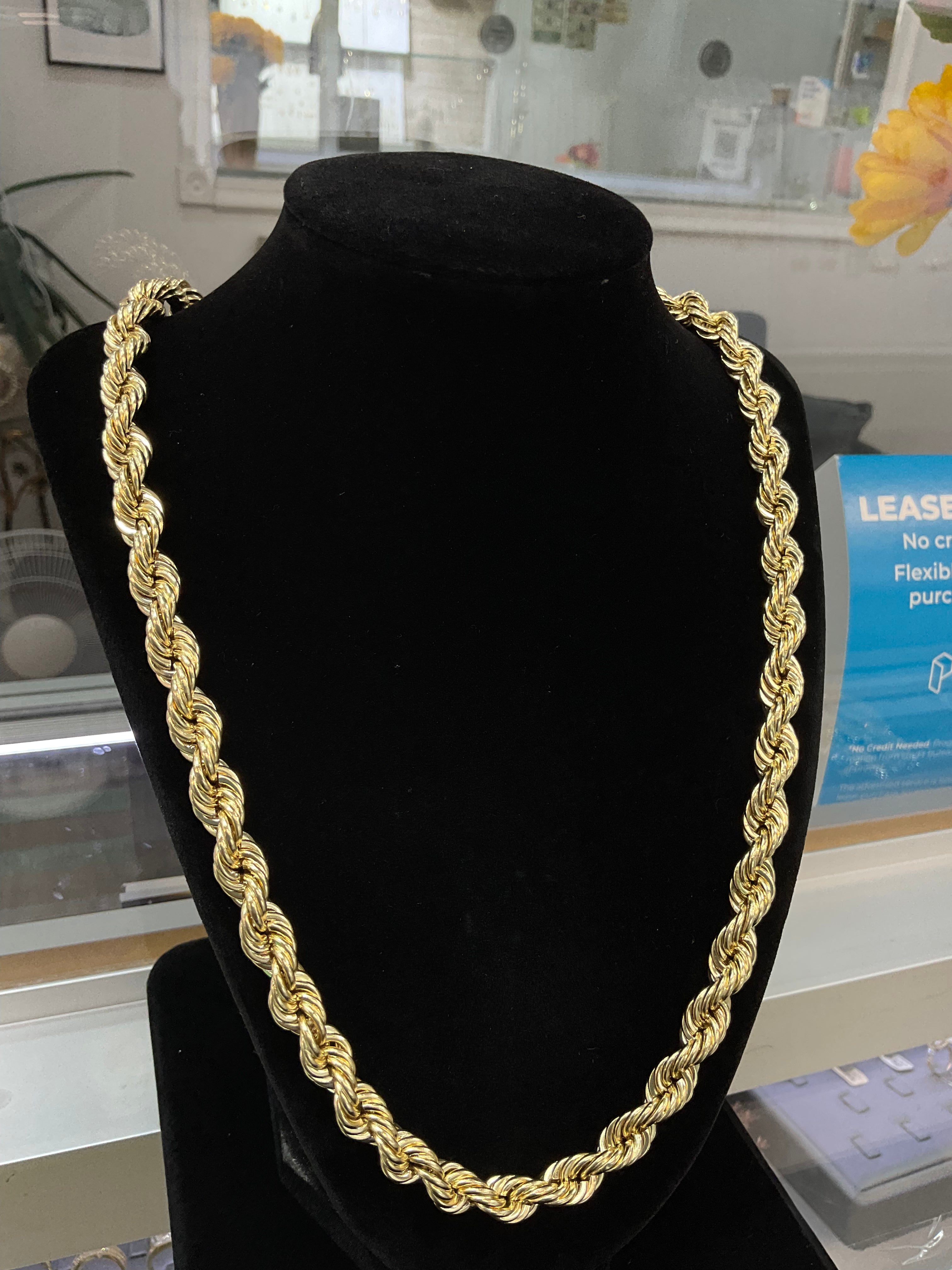 14KT Semi Solid Rep Chain