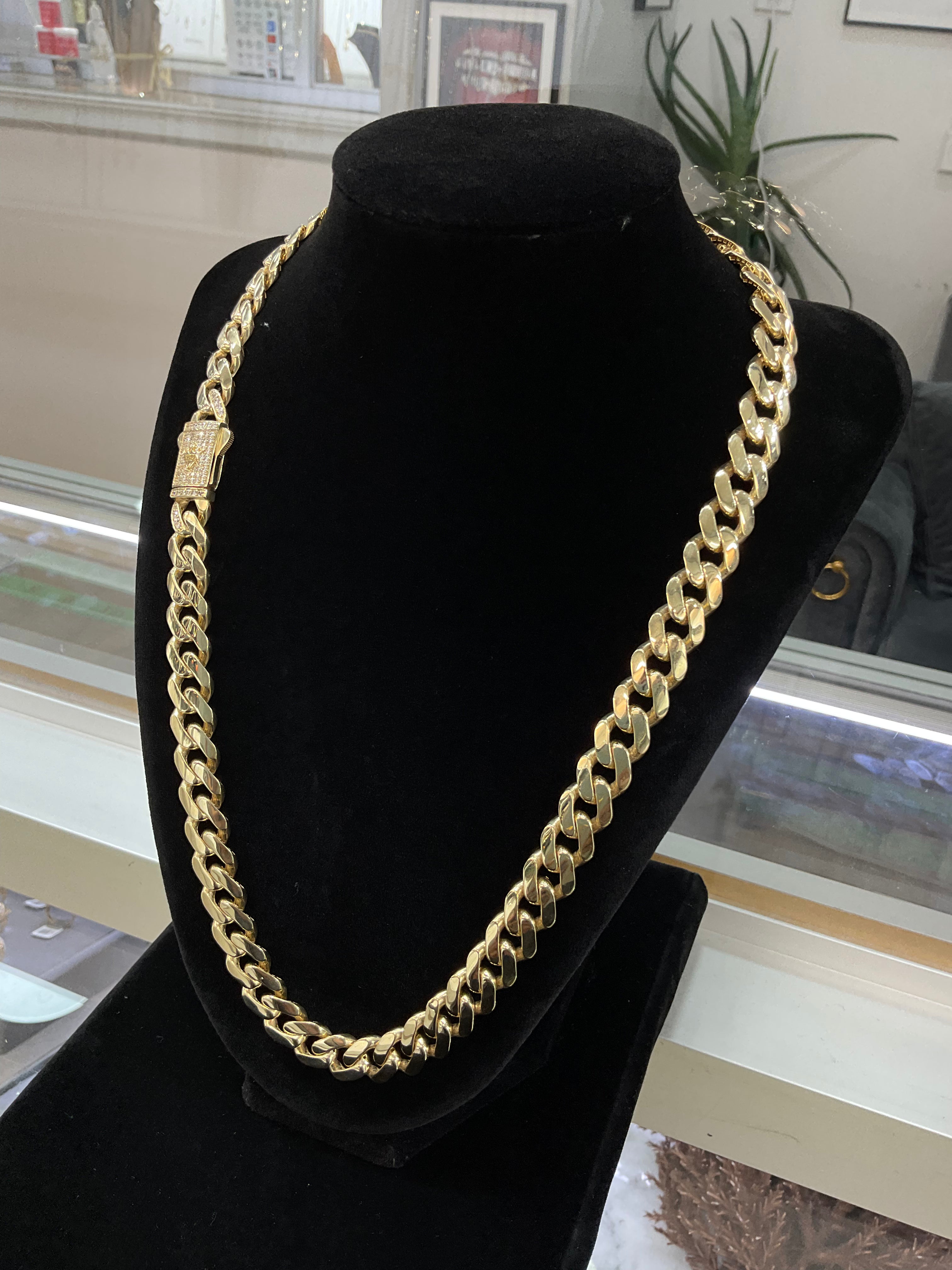 Monaco Cuban Chain 14kt 22in 11.3mm