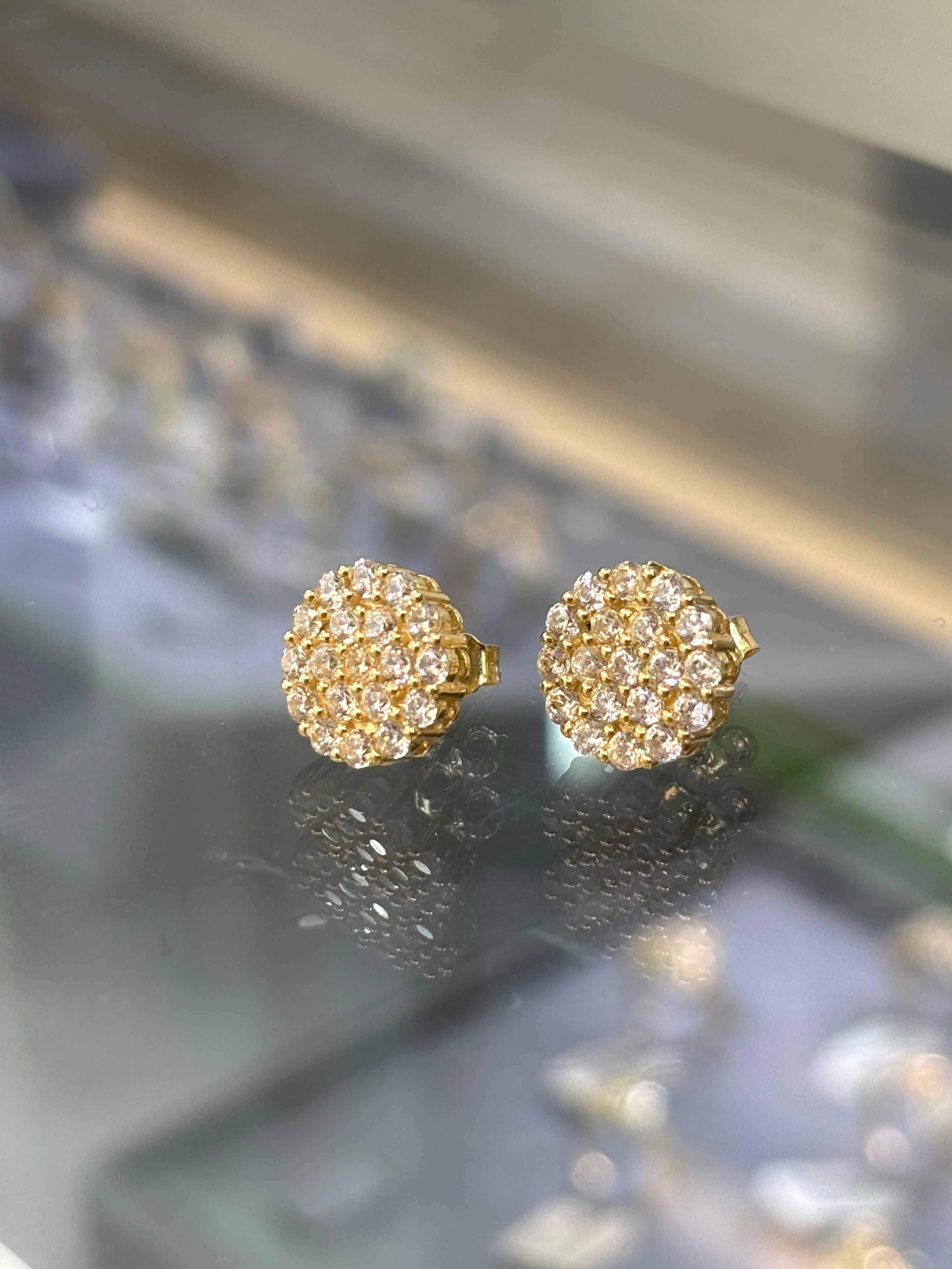 14KT ROUND EARRINGS