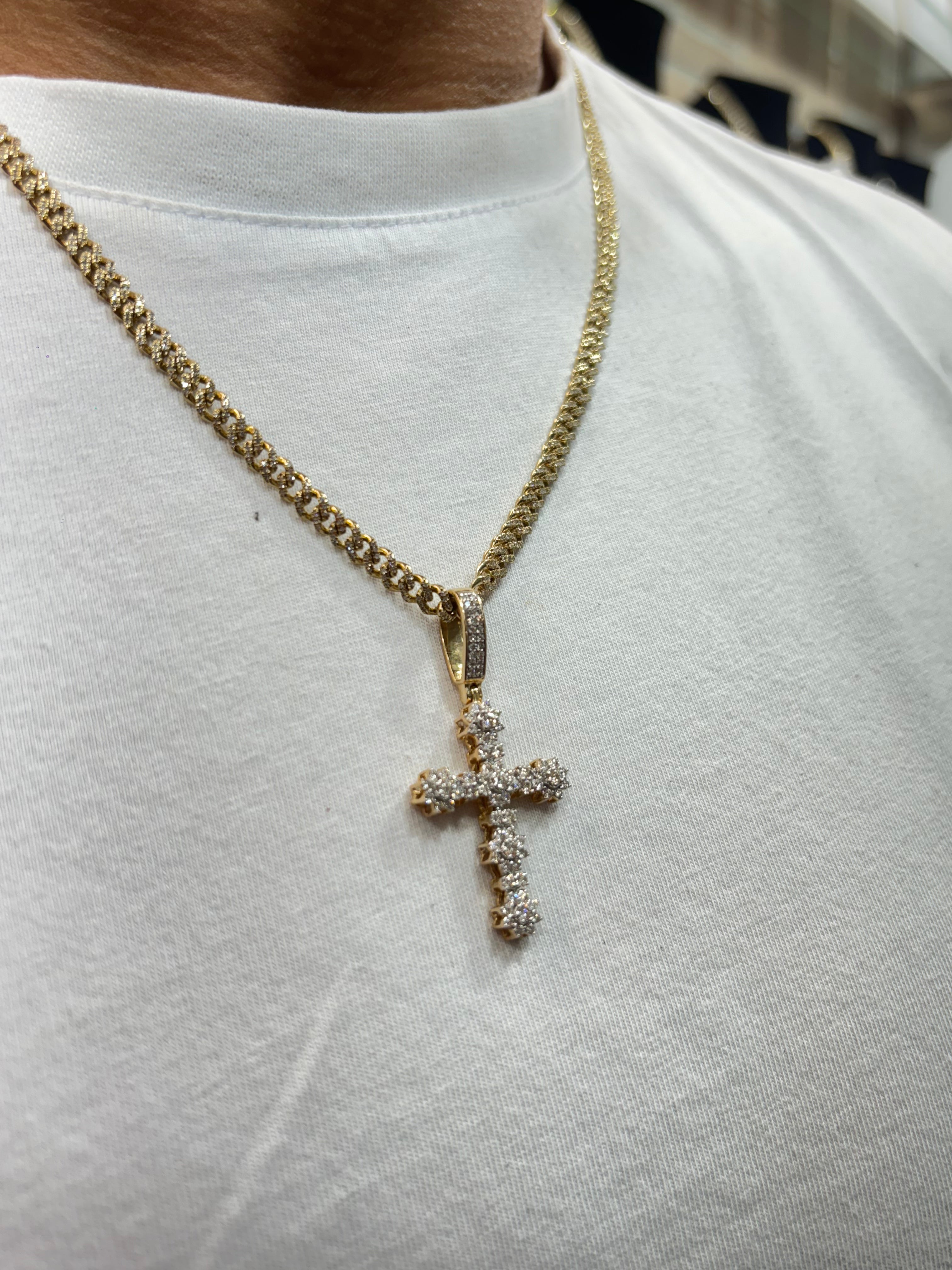 Diamond Cross Pendant